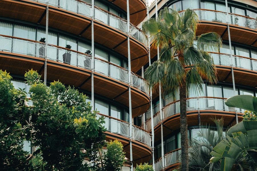 Riviera architecture near Monaco